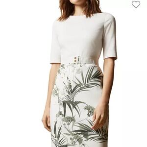 Ted Baker Tyyraa Highland Floral-Print Sheath Dress NWT